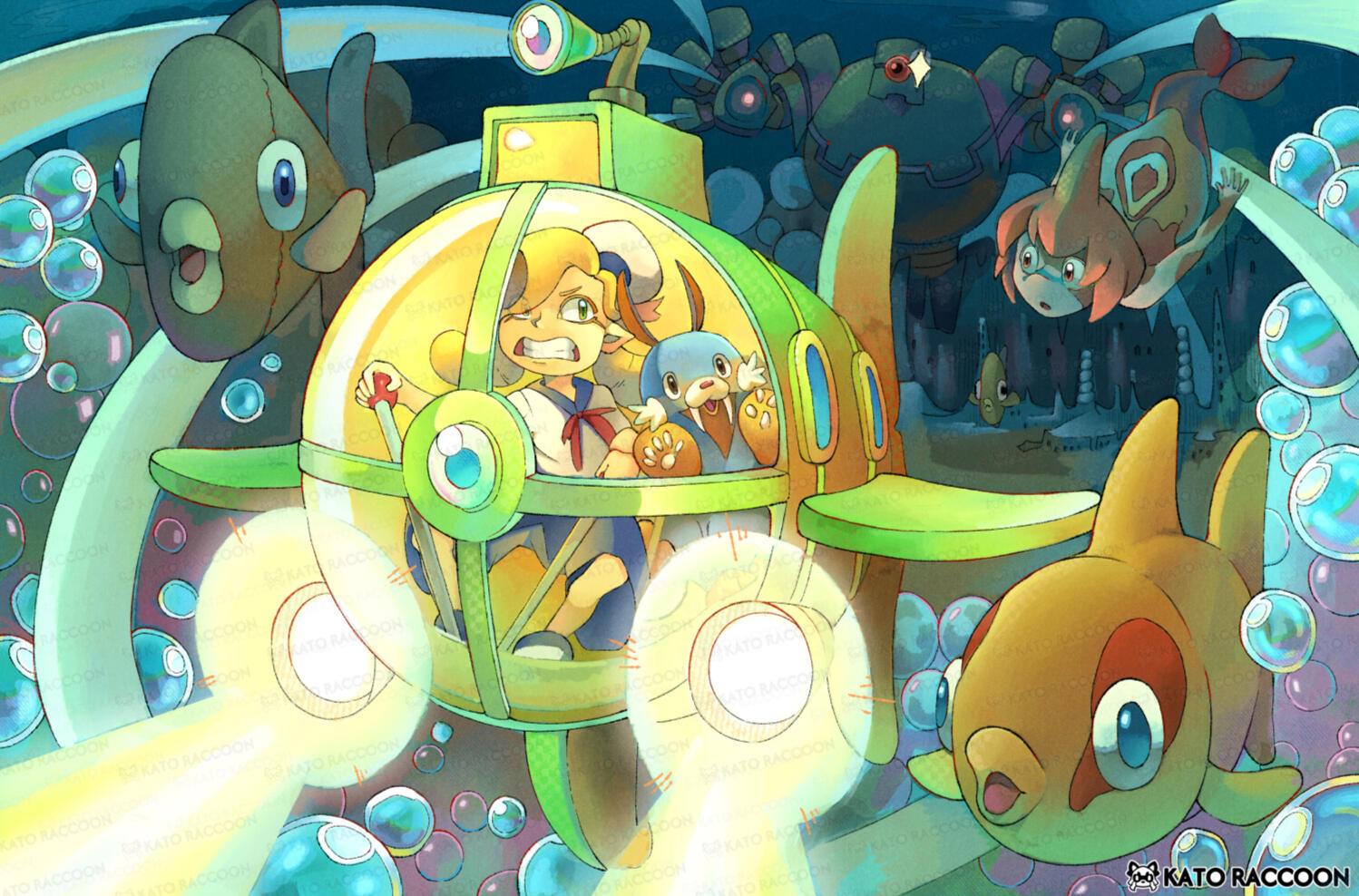 Bubbly trip - Vograce contest participation (OC)