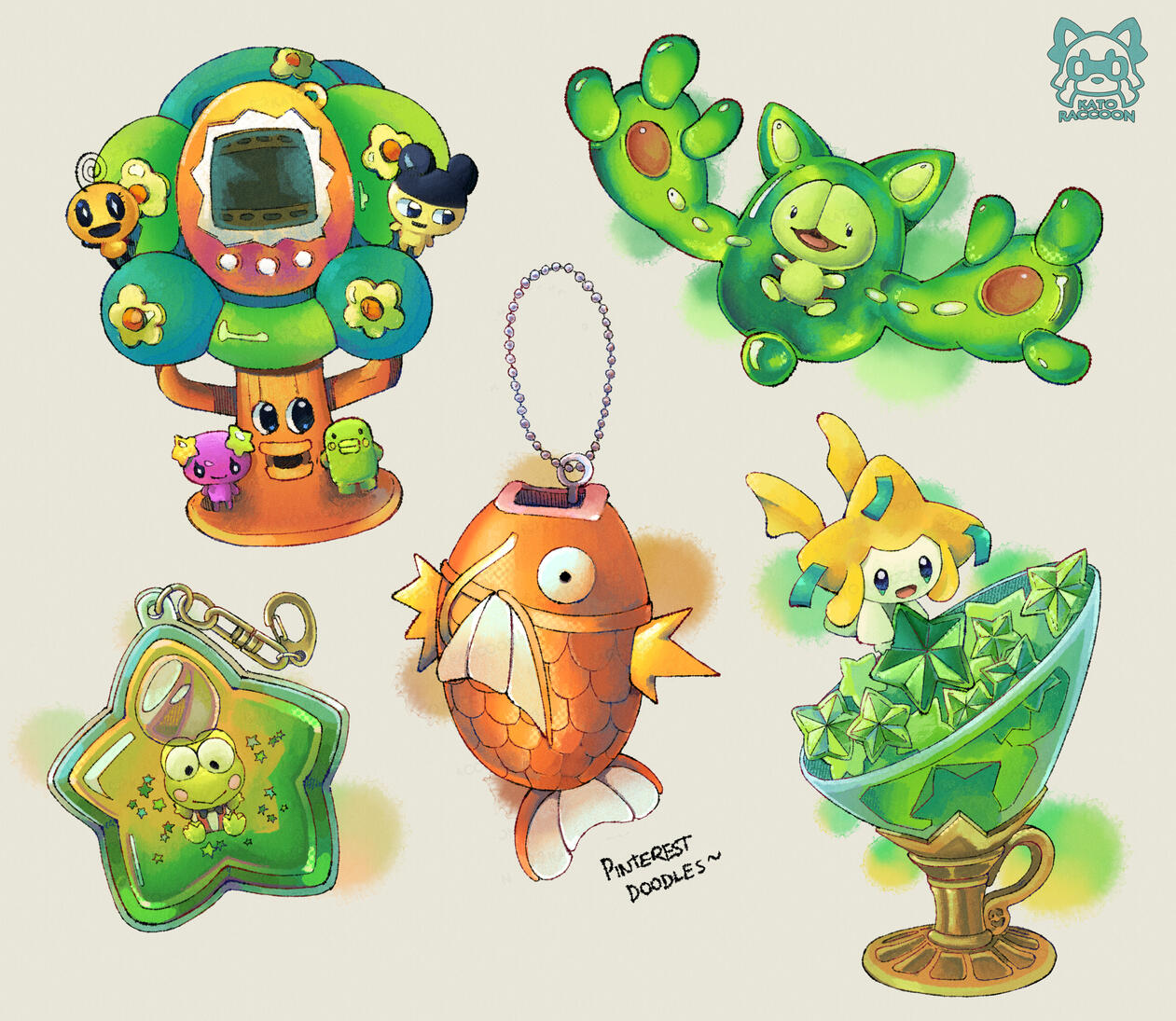Doodles of toys and figures 1