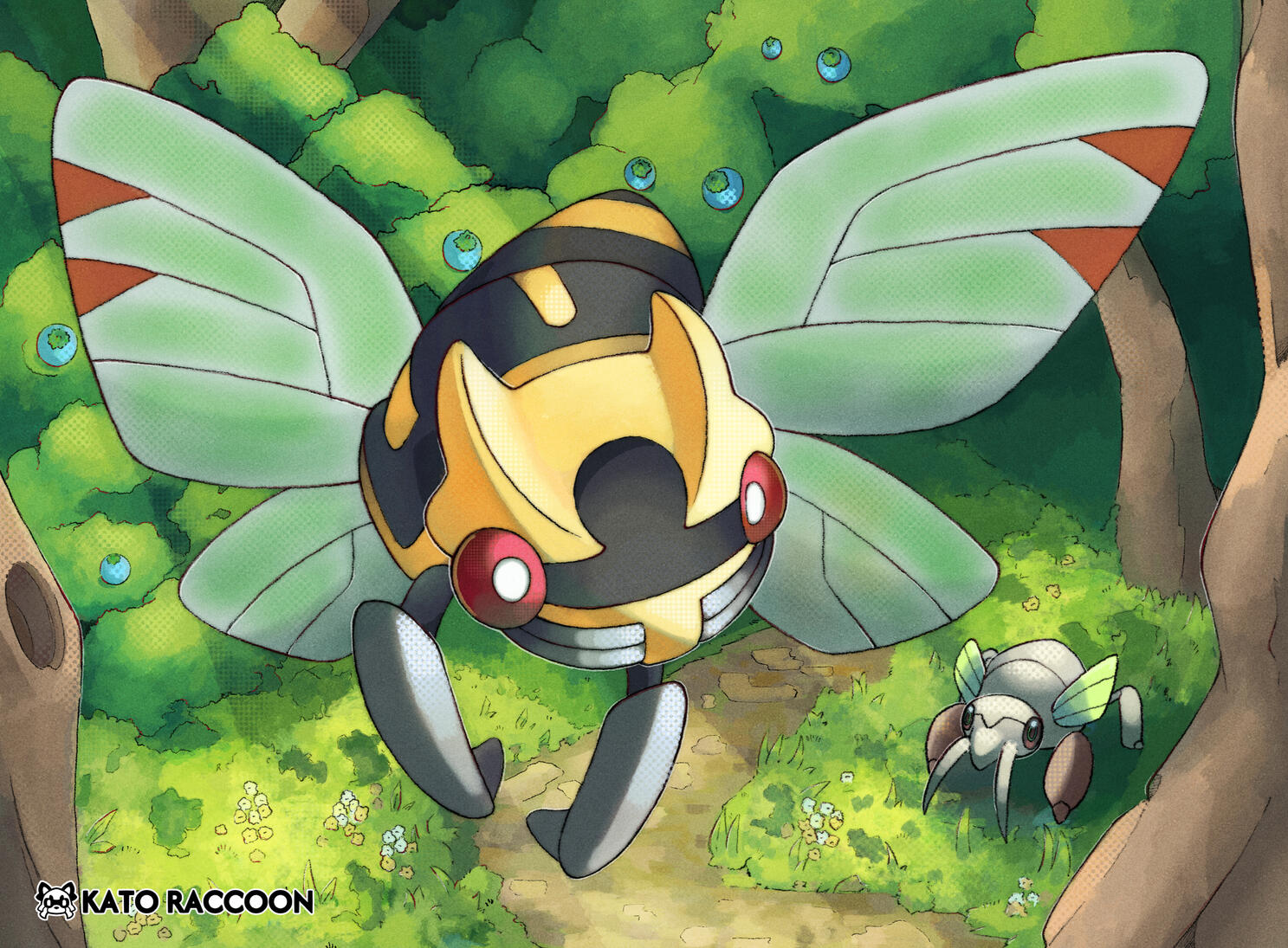 Ninjask - Fanart Illustration